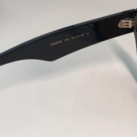 Authentic Gucci GG0957S 003 Sunglasses Black/Brown – New\